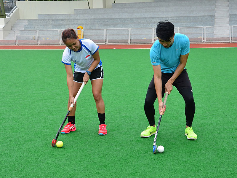 How to do the indian dribble in hockey